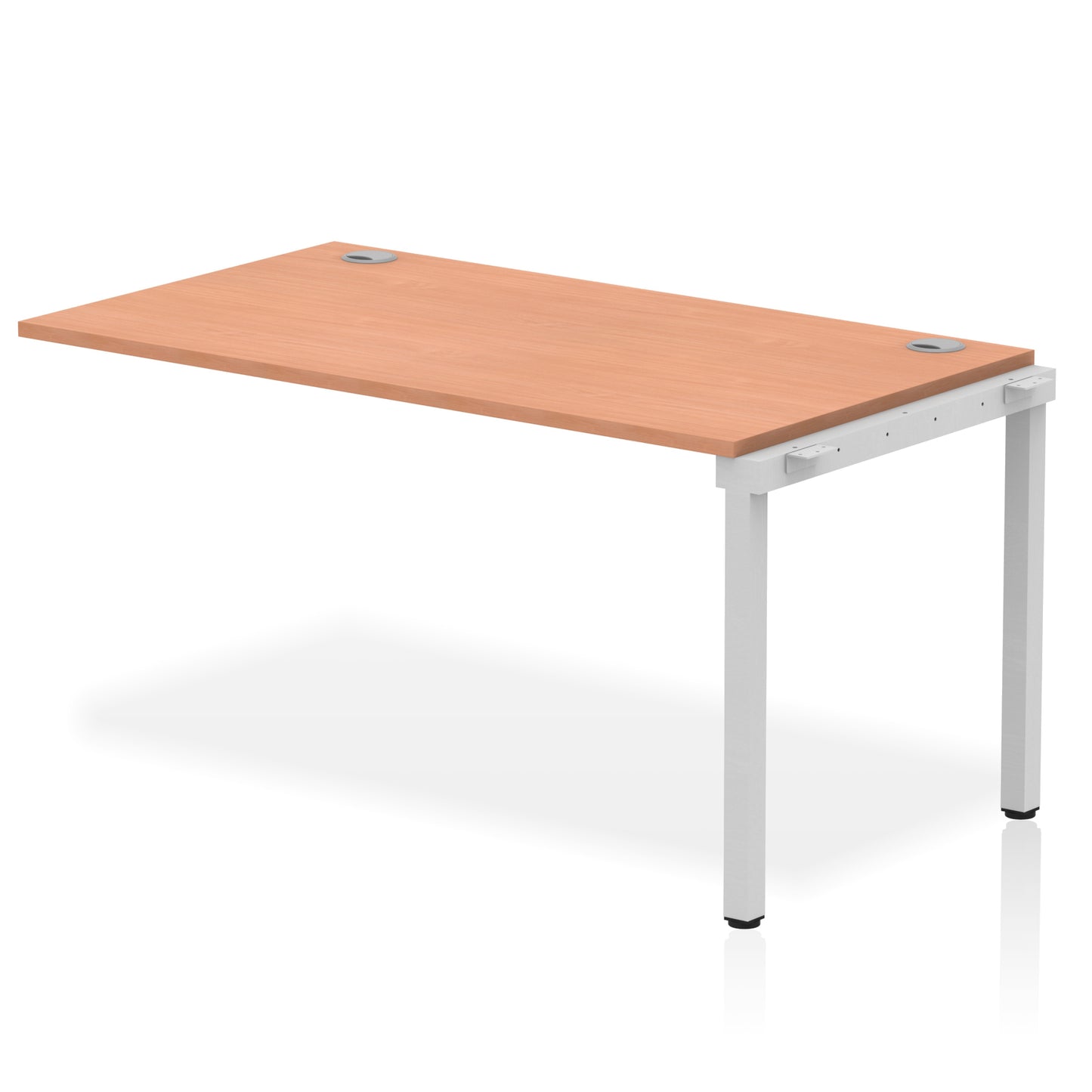 Impulse Single Row Bench Desk Extension Kit - 1200mm, 1400mm, 1600mm, 1800mm - Multiple Colour Options