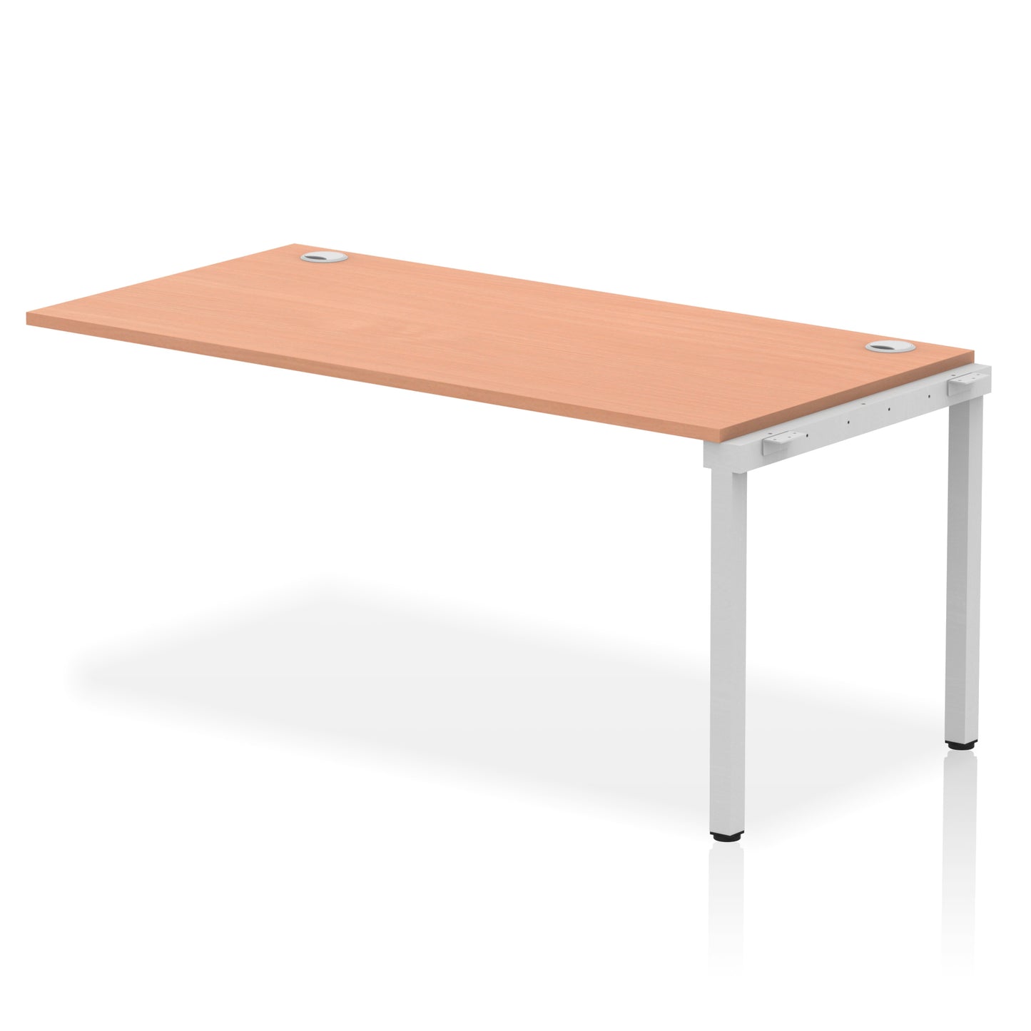 Impulse Single Row Bench Desk Extension Kit - 1200mm, 1400mm, 1600mm, 1800mm - Multiple Colour Options