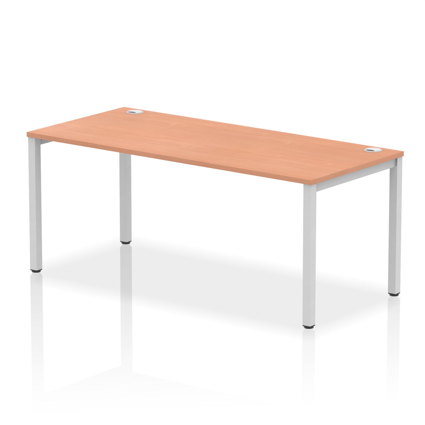 Impulse Single Starter Bench Desk - 1200mm, 1400mm, 1600mm, 1800mm - Multiple Colour Options