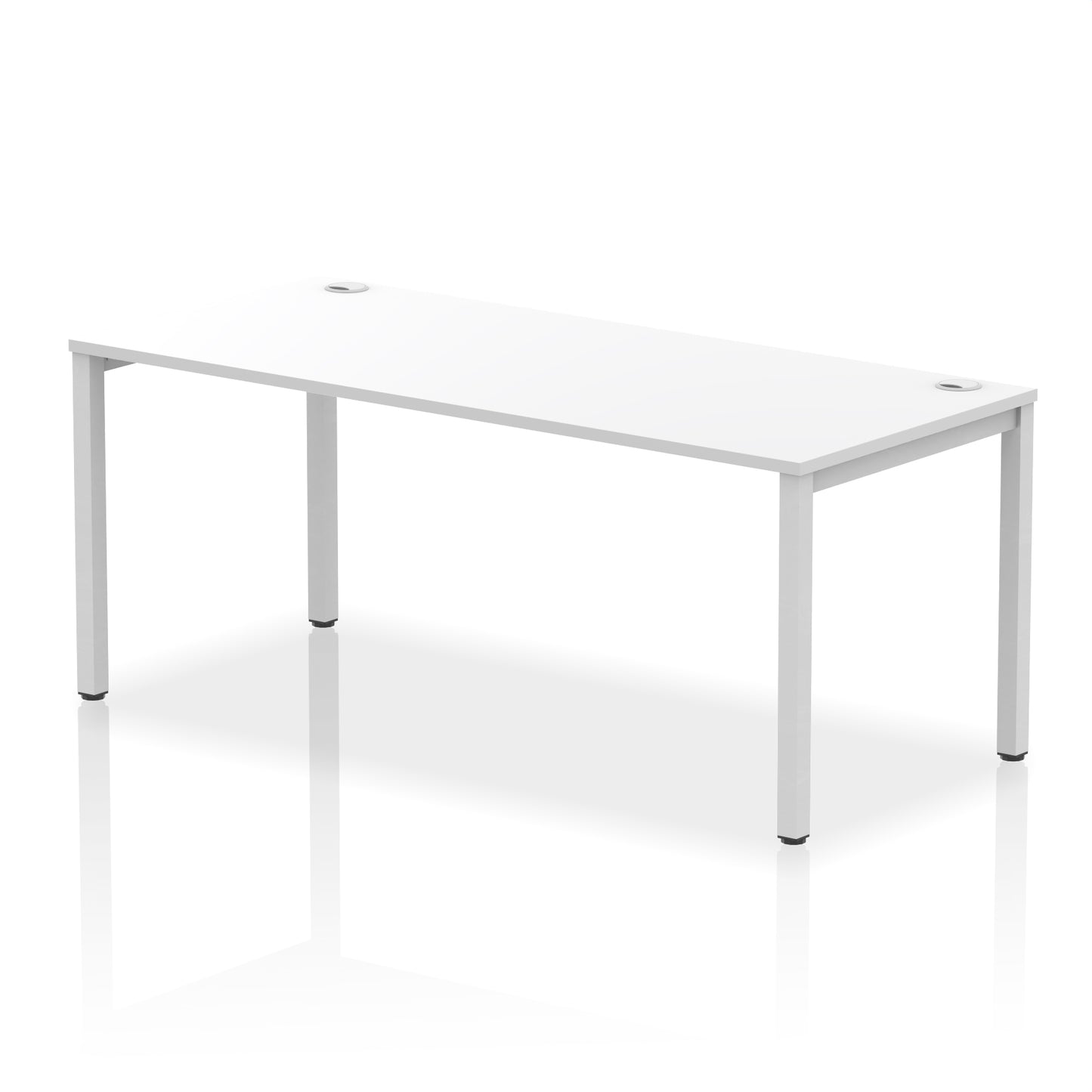 Impulse Single Starter Bench Desk - 1200mm, 1400mm, 1600mm, 1800mm - Multiple Colour Options
