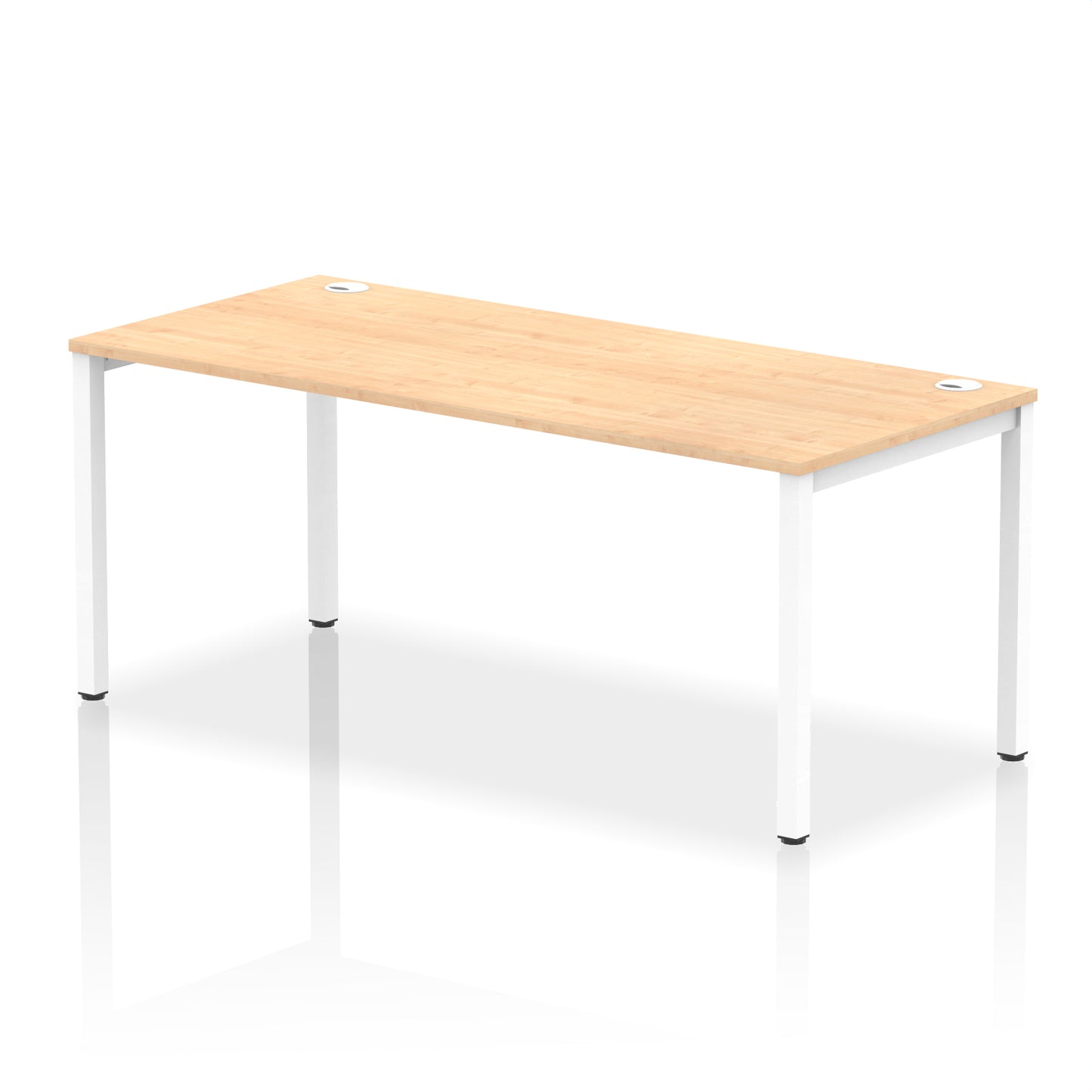 Impulse Single Starter Bench Desk - 1200mm, 1400mm, 1600mm, 1800mm - Multiple Colour Options