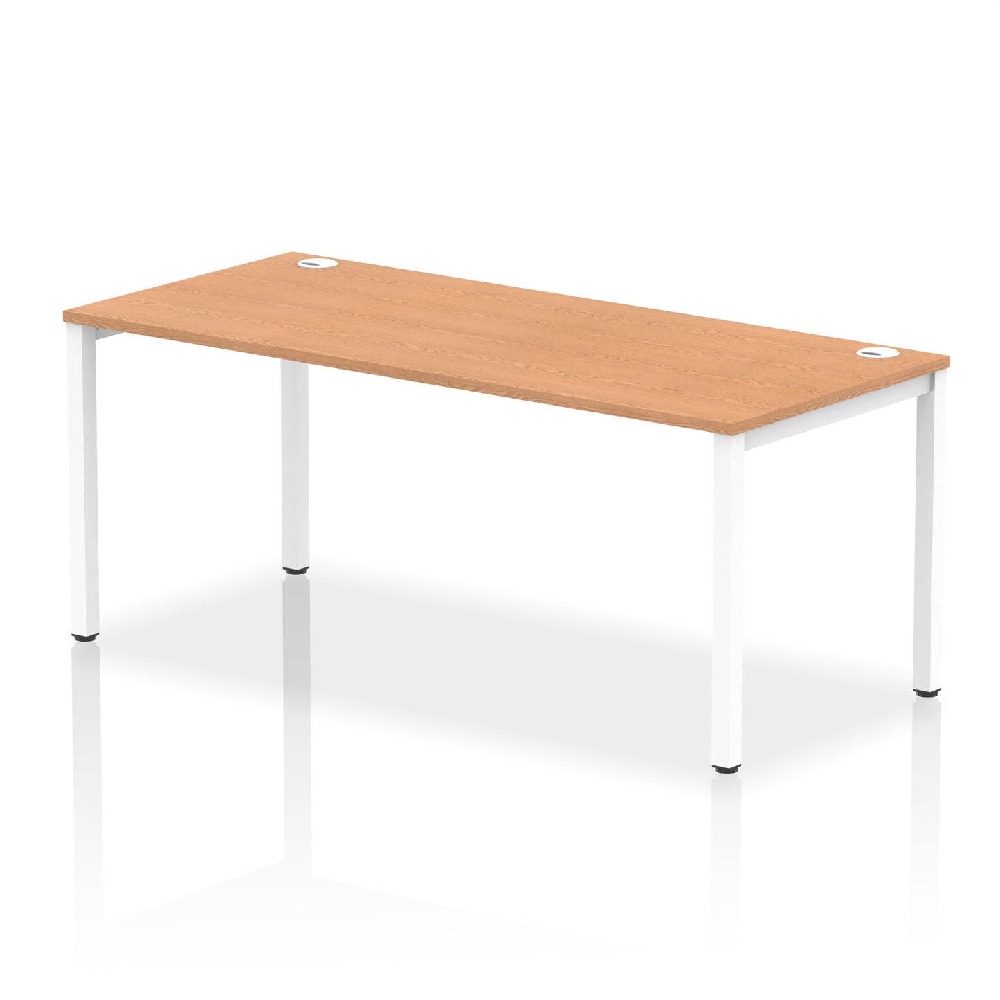 Impulse Single Starter Bench Desk - 1200mm, 1400mm, 1600mm, 1800mm - Multiple Colour Options