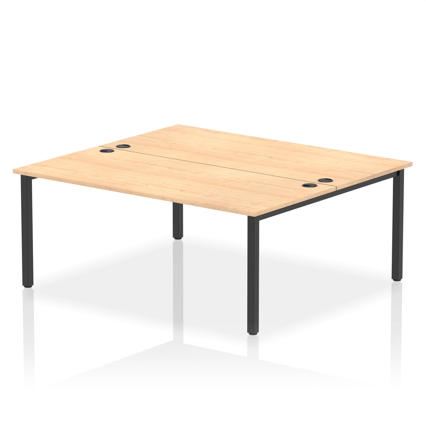 Impulse B2B Bench Desk - 2 Person - 1200mm, 1400mm, 1600mm, 1800mm - Multiple Colour Options