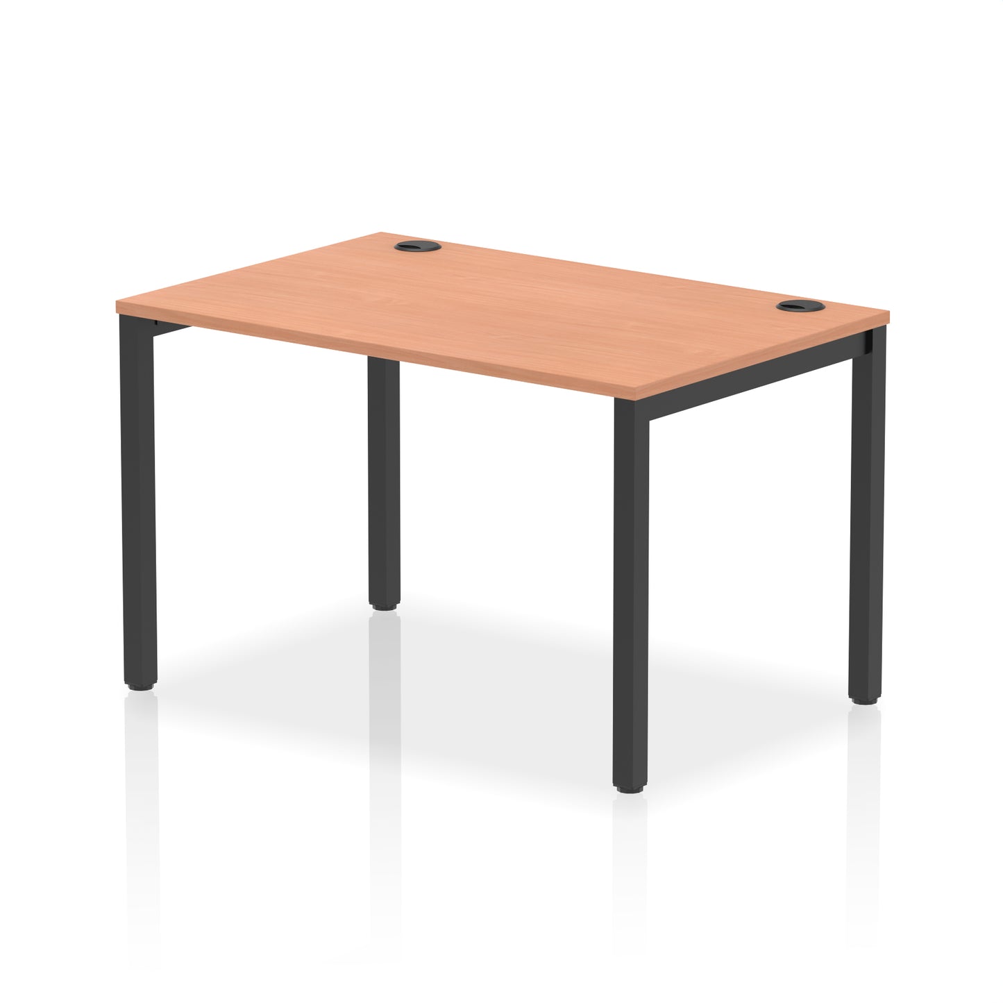 Impulse Single Starter Bench Desk - 1200mm, 1400mm, 1600mm, 1800mm - Multiple Colour Options