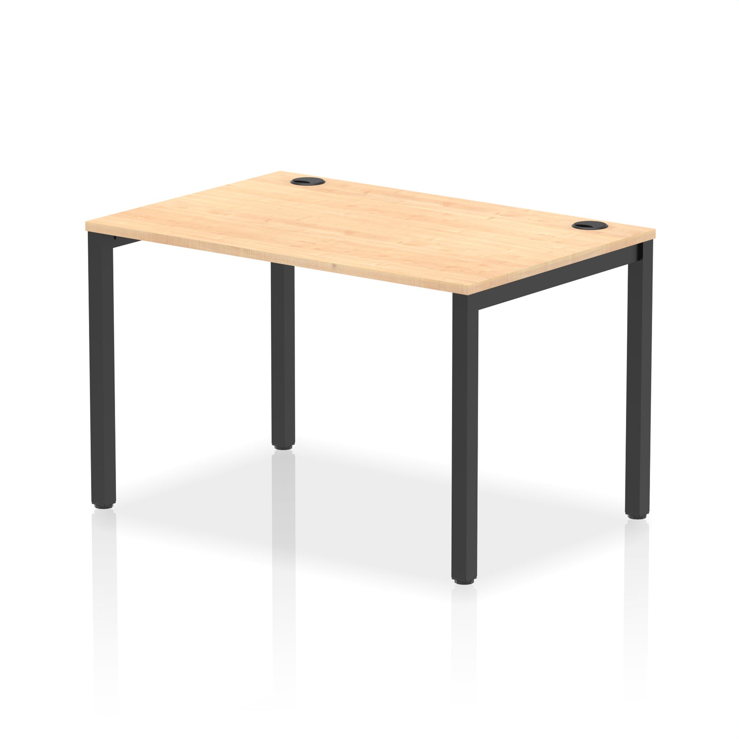 Impulse Single Starter Bench Desk - 1200mm, 1400mm, 1600mm, 1800mm - Multiple Colour Options