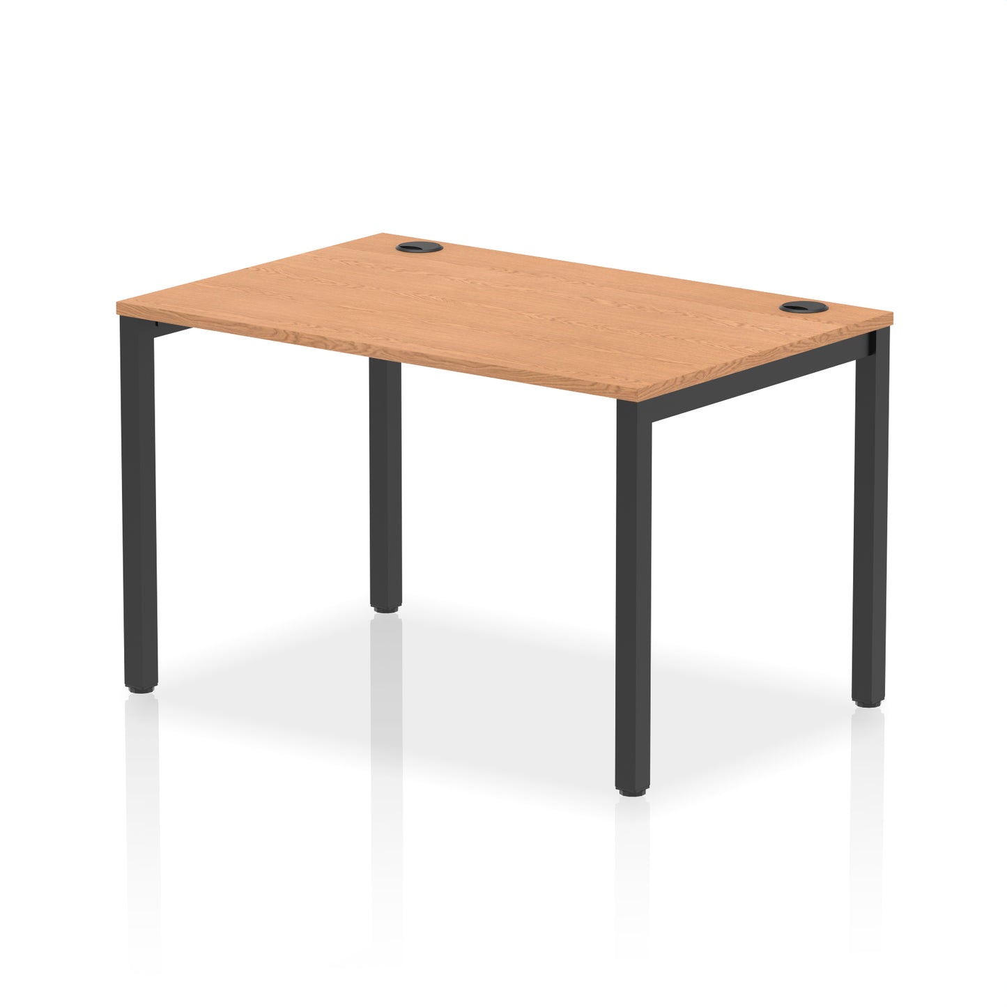 Impulse Single Starter Bench Desk - 1200mm, 1400mm, 1600mm, 1800mm - Multiple Colour Options