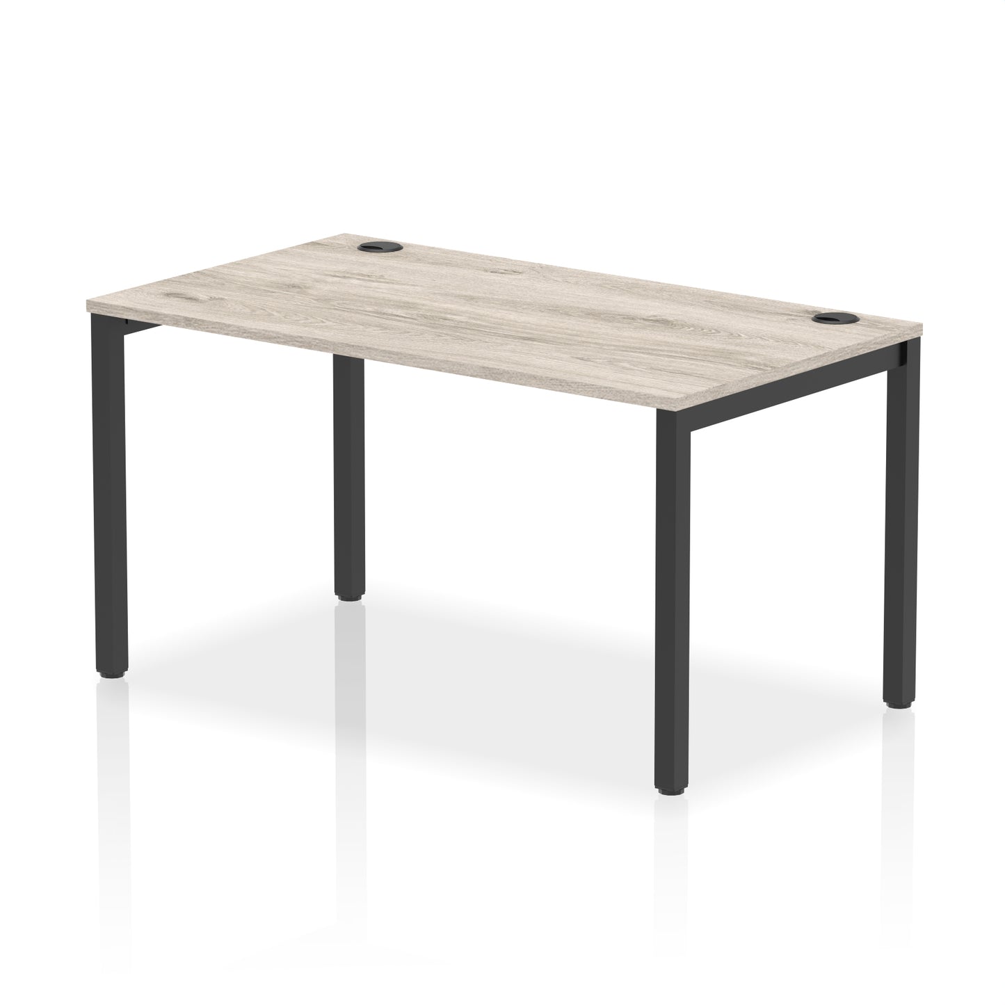 Impulse Single Starter Bench Desk - 1200mm, 1400mm, 1600mm, 1800mm - Multiple Colour Options