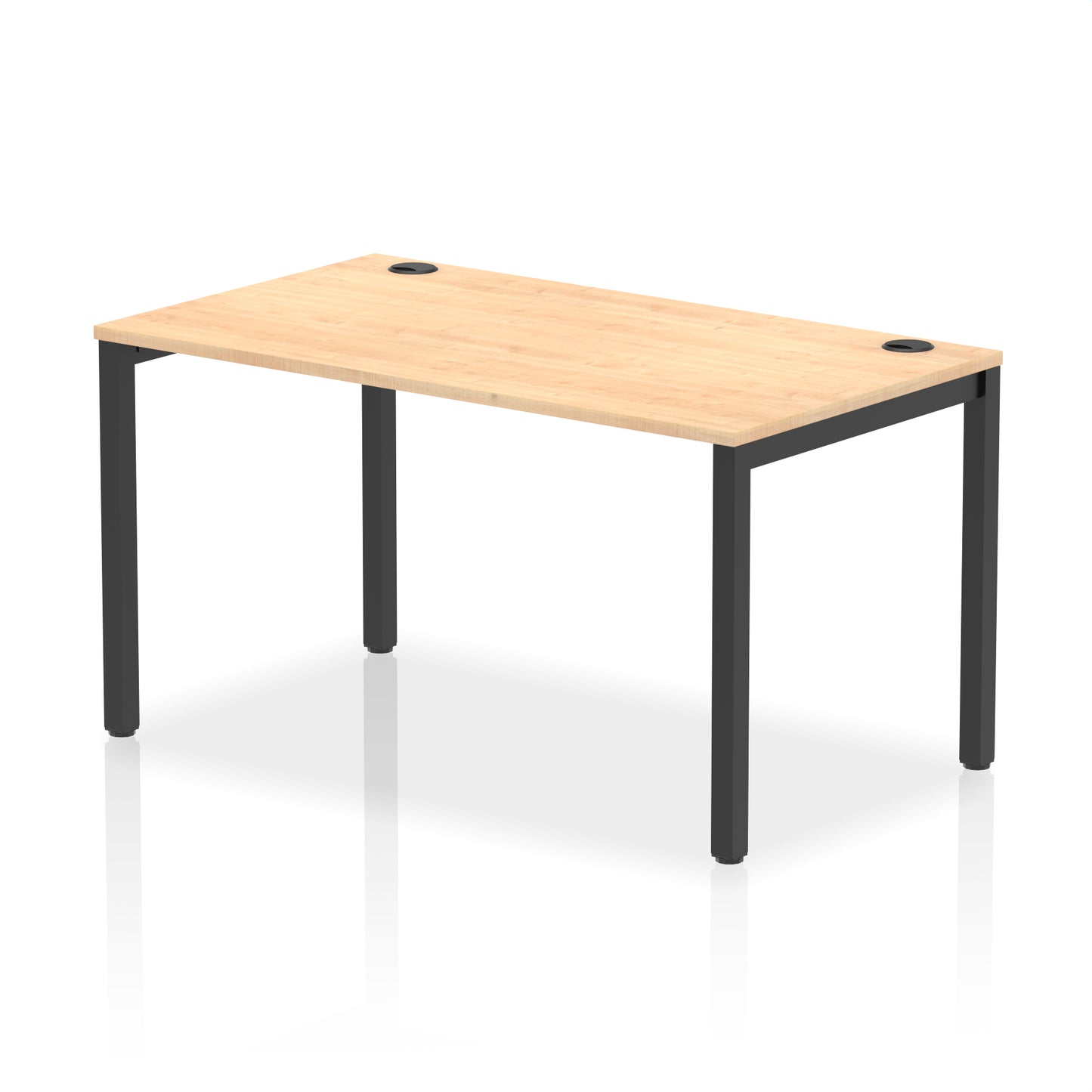 Impulse Single Starter Bench Desk - 1200mm, 1400mm, 1600mm, 1800mm - Multiple Colour Options