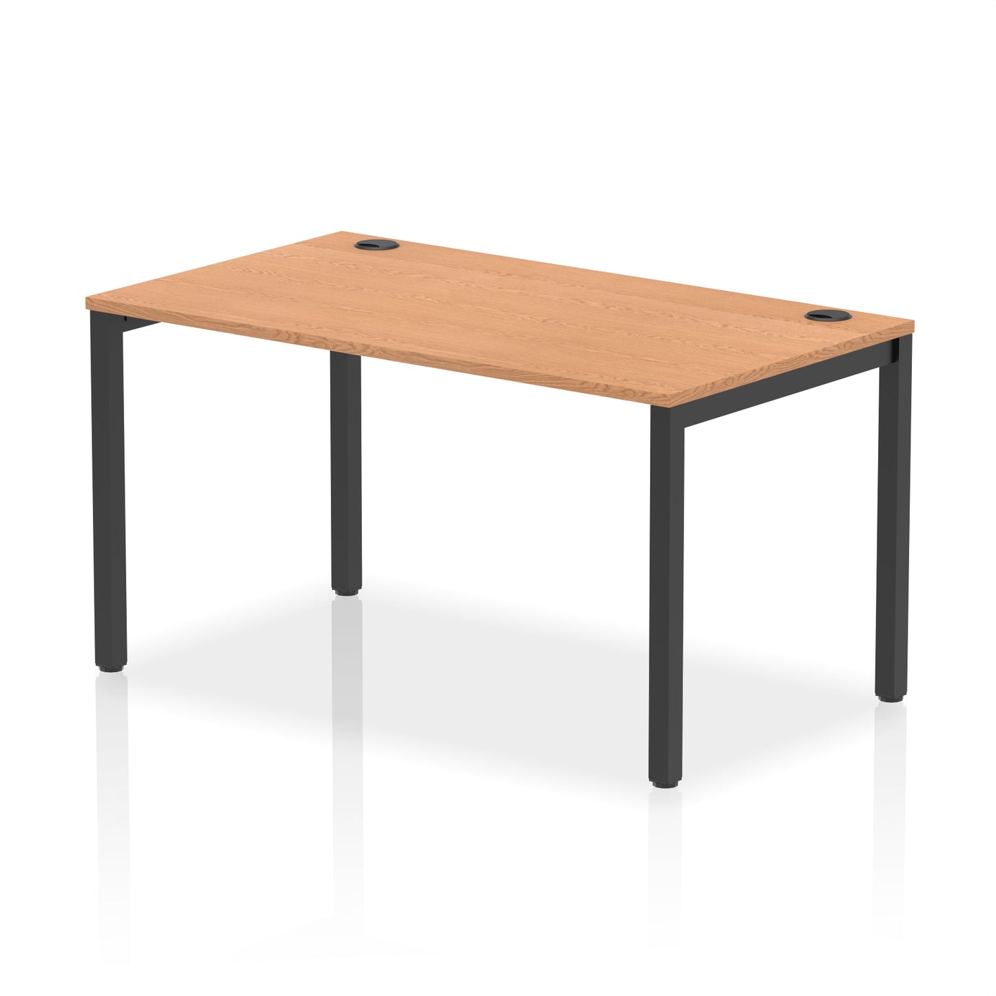 Impulse Single Starter Bench Desk - 1200mm, 1400mm, 1600mm, 1800mm - Multiple Colour Options