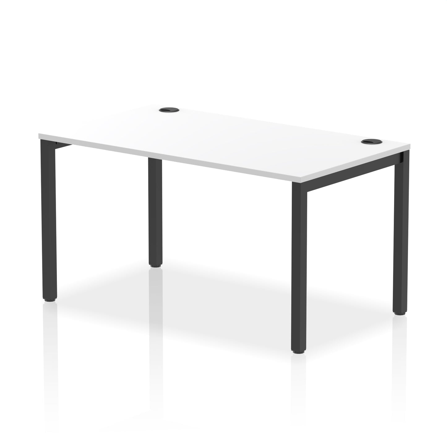 Impulse Single Starter Bench Desk - 1200mm, 1400mm, 1600mm, 1800mm - Multiple Colour Options
