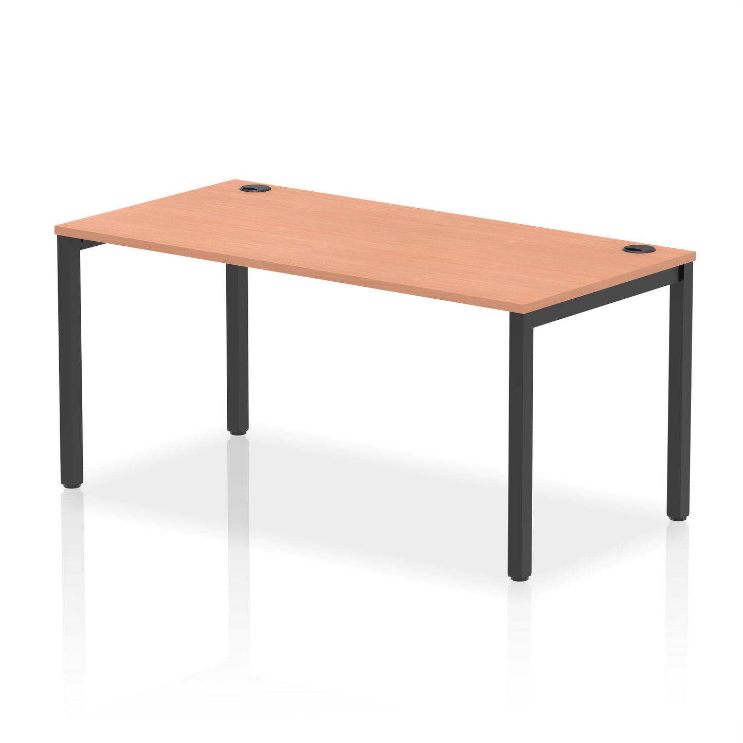 Impulse Single Starter Bench Desk - 1200mm, 1400mm, 1600mm, 1800mm - Multiple Colour Options