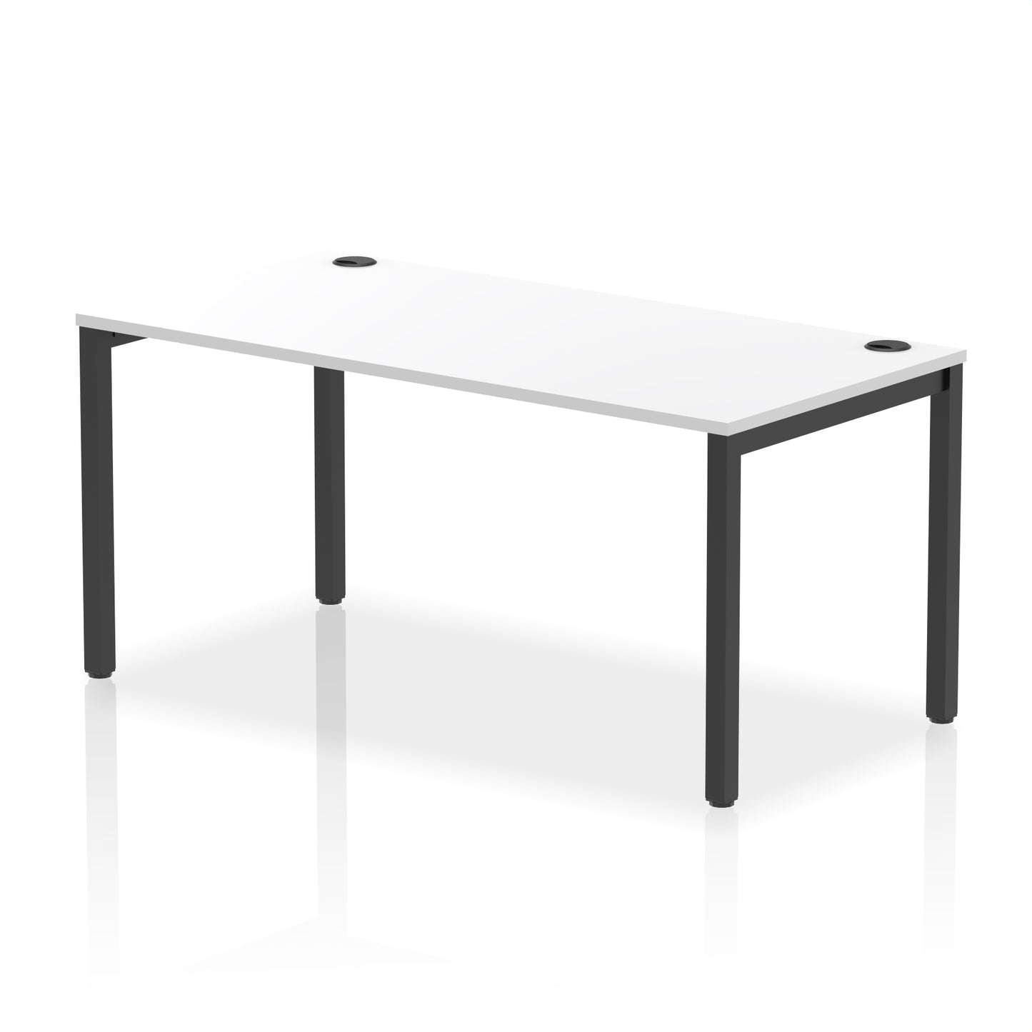 Impulse Single Starter Bench Desk - 1200mm, 1400mm, 1600mm, 1800mm - Multiple Colour Options