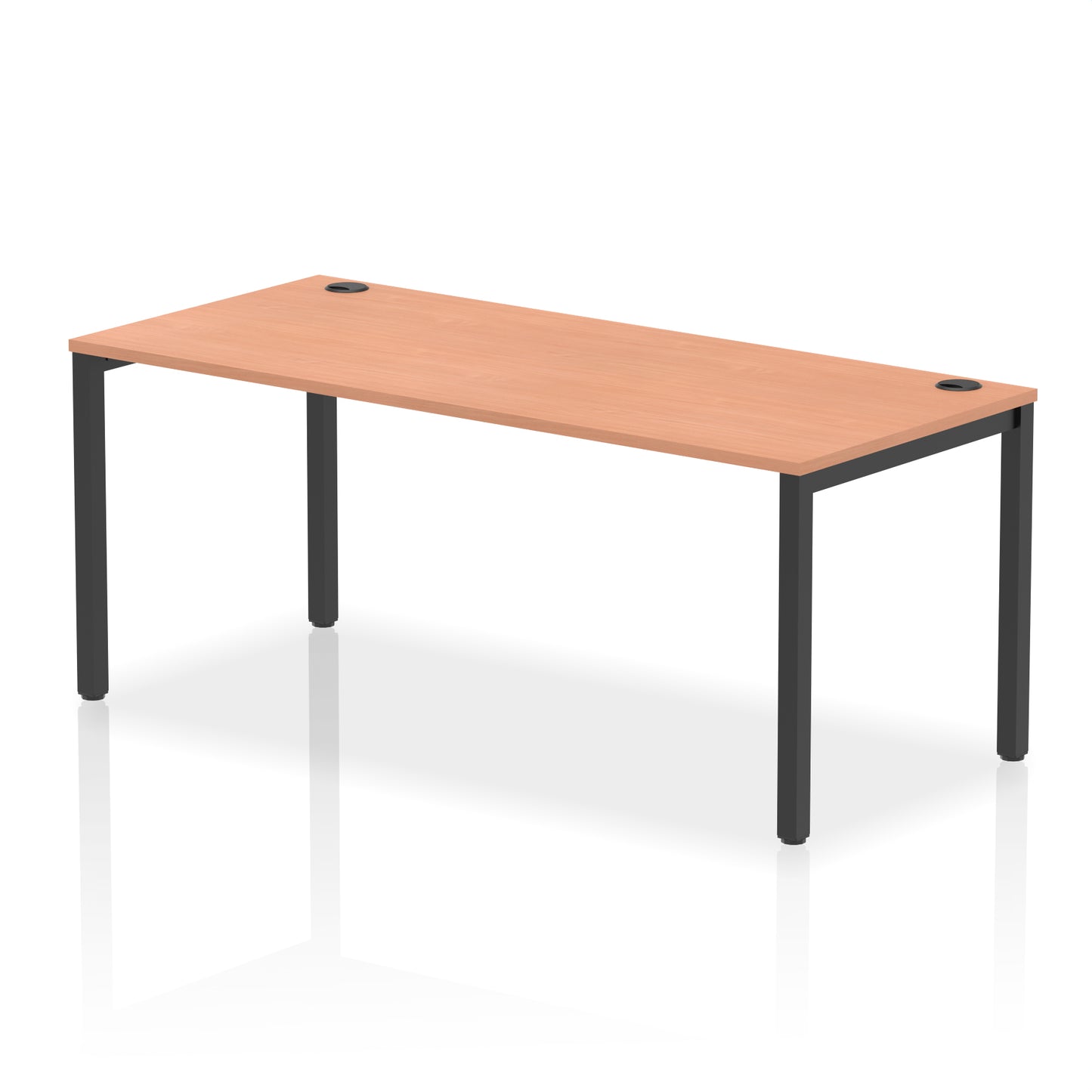 Impulse Single Starter Bench Desk - 1200mm, 1400mm, 1600mm, 1800mm - Multiple Colour Options