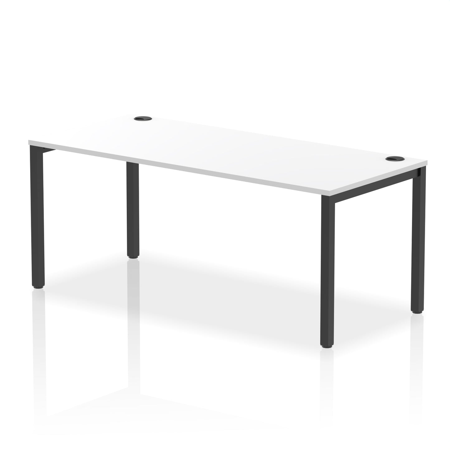 Impulse Single Starter Bench Desk - 1200mm, 1400mm, 1600mm, 1800mm - Multiple Colour Options