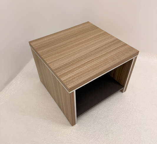 Modern Executive Golden Oak Square Coffee Table - 550mm - PM02-F0106