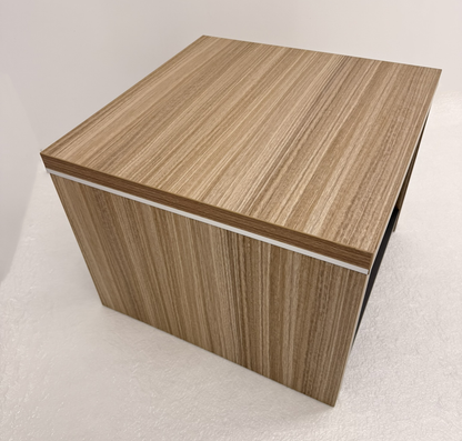 Modern Executive Golden Oak Square Coffee Table - 550mm - PM02-F0106