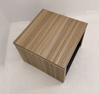 Modern Executive Golden Oak Square Coffee Table - 550mm - PM02-F0106