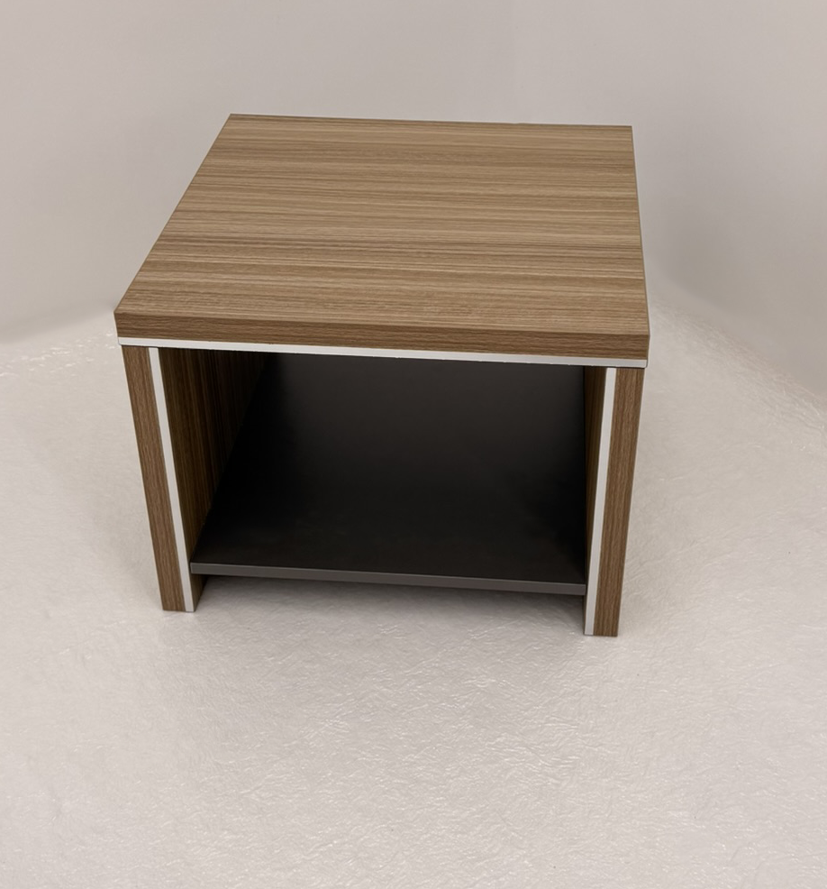 Modern Executive Golden Oak Square Coffee Table - 550mm - PM02-F0106