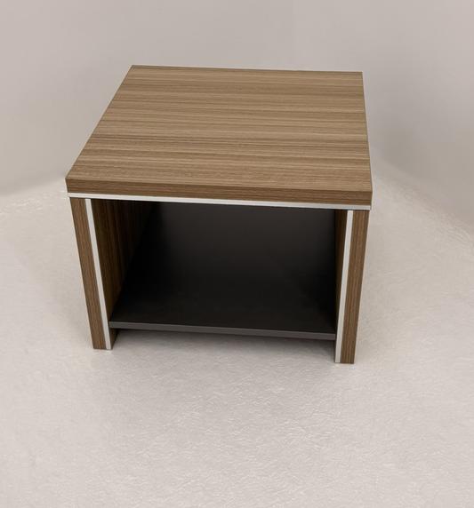 Modern Executive Golden Oak Square Coffee Table - 550mm - PM02-F0106
