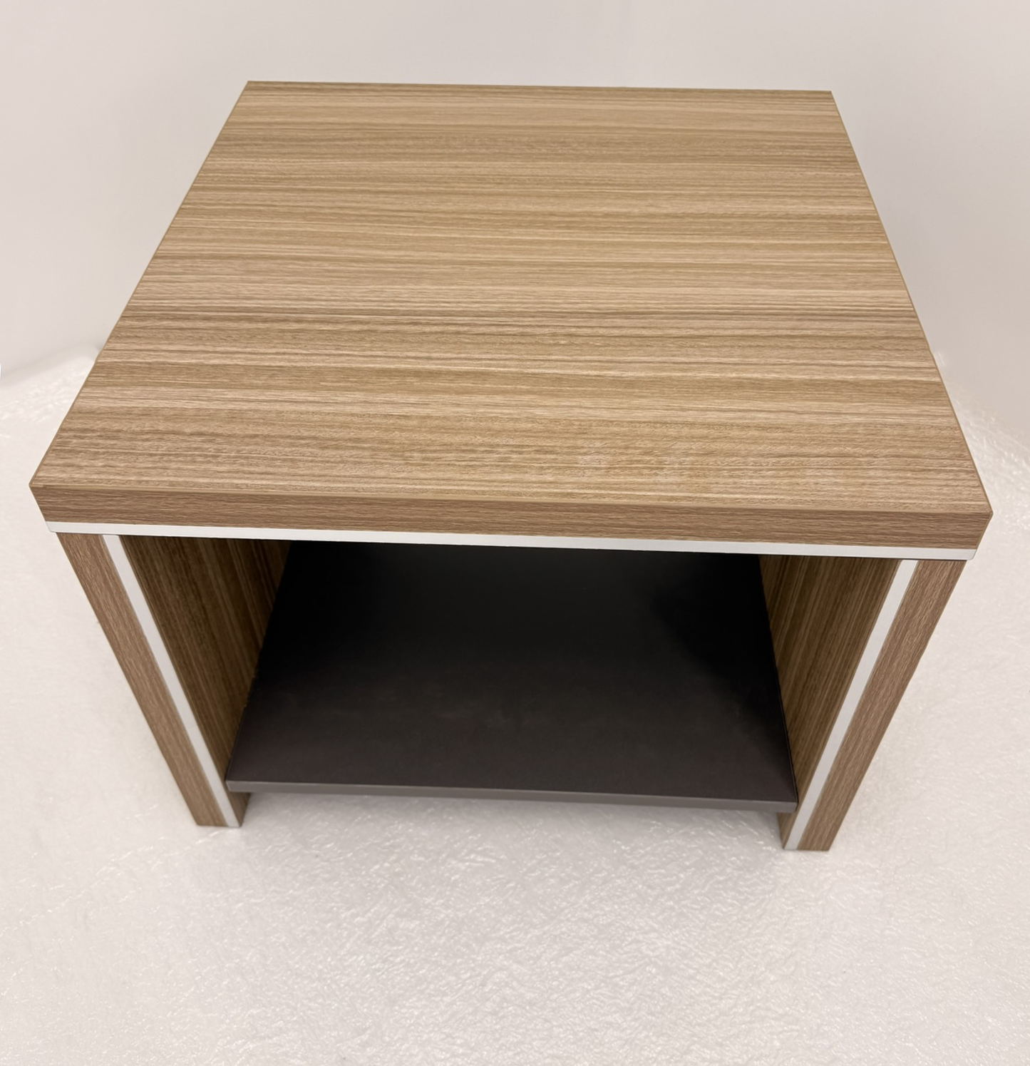 Modern Executive Golden Oak Square Coffee Table - 550mm - PM02-F0106