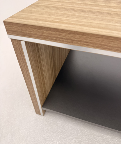 Modern Executive Golden Oak Rectangle Coffee Table - 1200mm - PM02-F0112