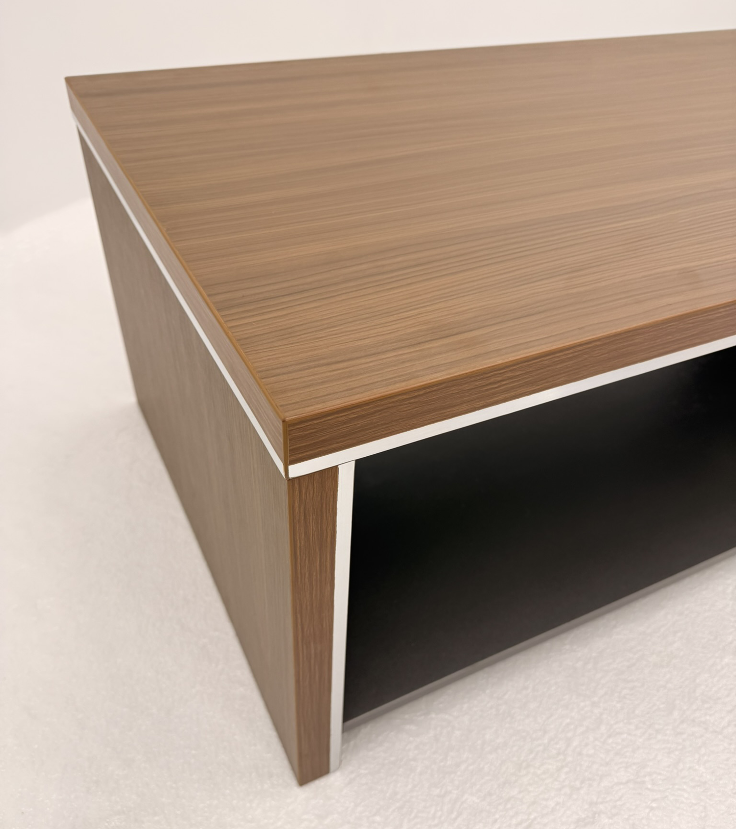 Modern Executive Walnut Rectangle Coffee Table - 1200mm - PM02-F0112