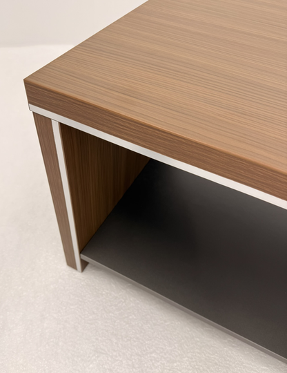 Modern Executive Walnut Rectangle Coffee Table - 1200mm - PM02-F0112