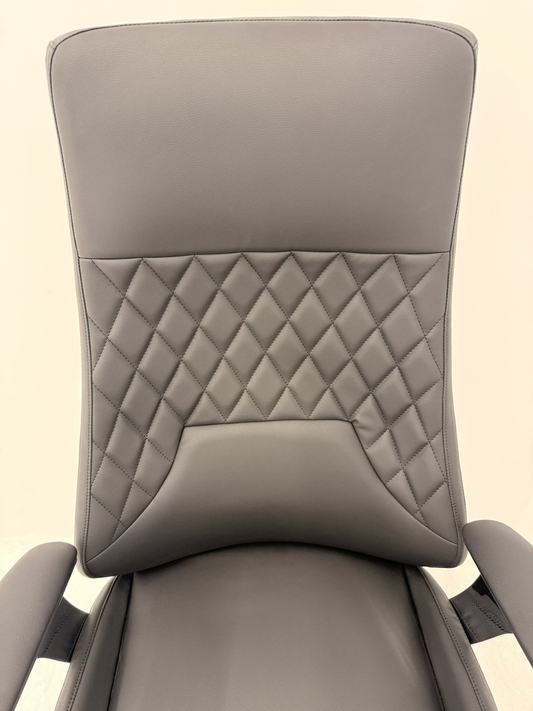 Contemporary Black Leather Reclining Executive Office Chair - YS-2915A