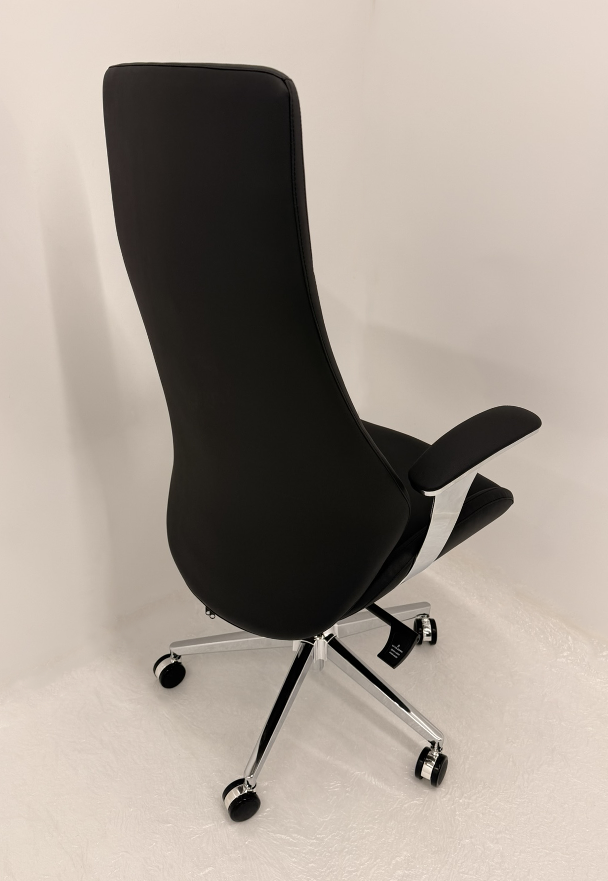Contemporary Black Leather Reclining Executive Office Chair - YS-2915A