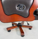 Luxury Large Brown Leather Executive Office - A00L