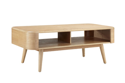 Stunning Oak Veneer Coffee Table - 1206mm - JF811