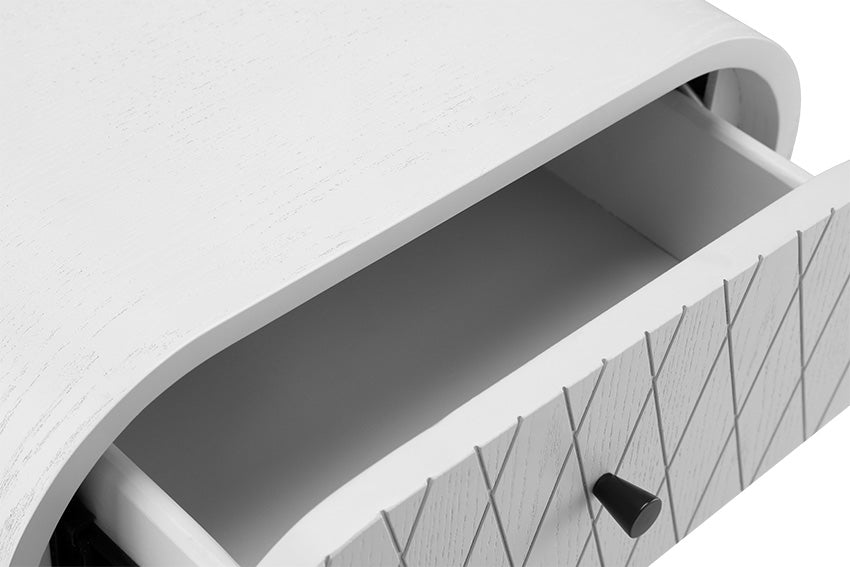 Stunning Grey Mist Lamp / Side Table - 450mm - JF912