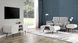 Stunning Grey Mist Lamp / Side Table - 450mm - JF912