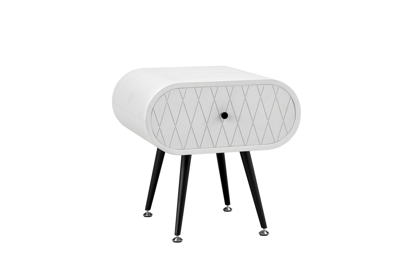 Stunning Grey Mist Lamp / Side Table - 450mm - JF912