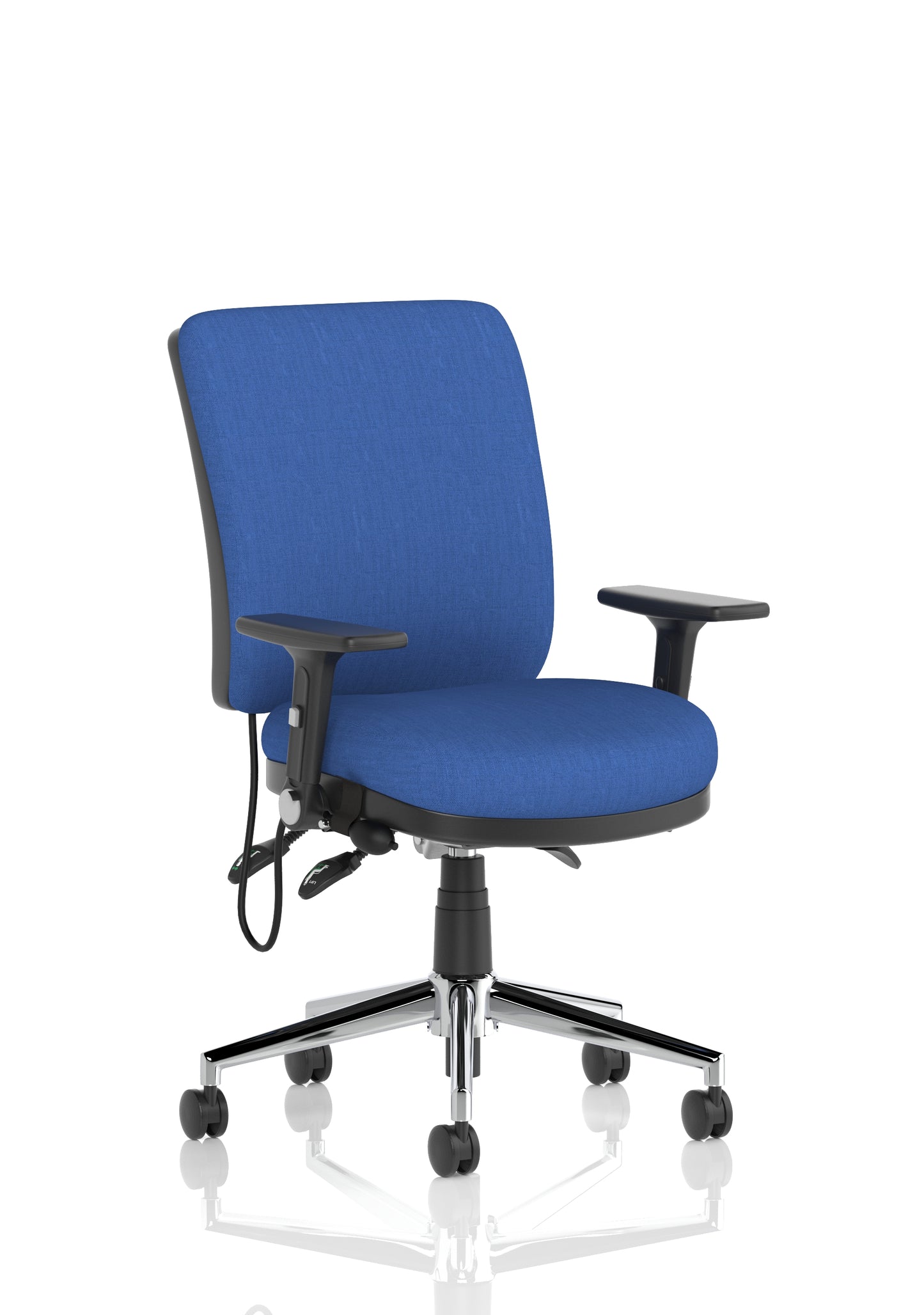 Chiro Medium Back Fabric Task Operator Office Chair - Available in 20 Colour Choices