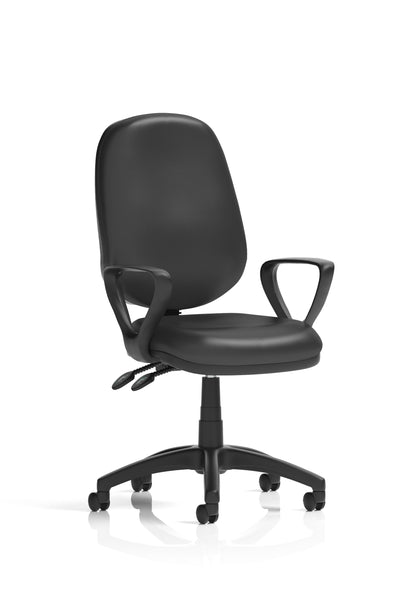Eclipse Plus II Medium Back Task Operator Office Chair - Optional Arms - Multiple Seat Colour Options