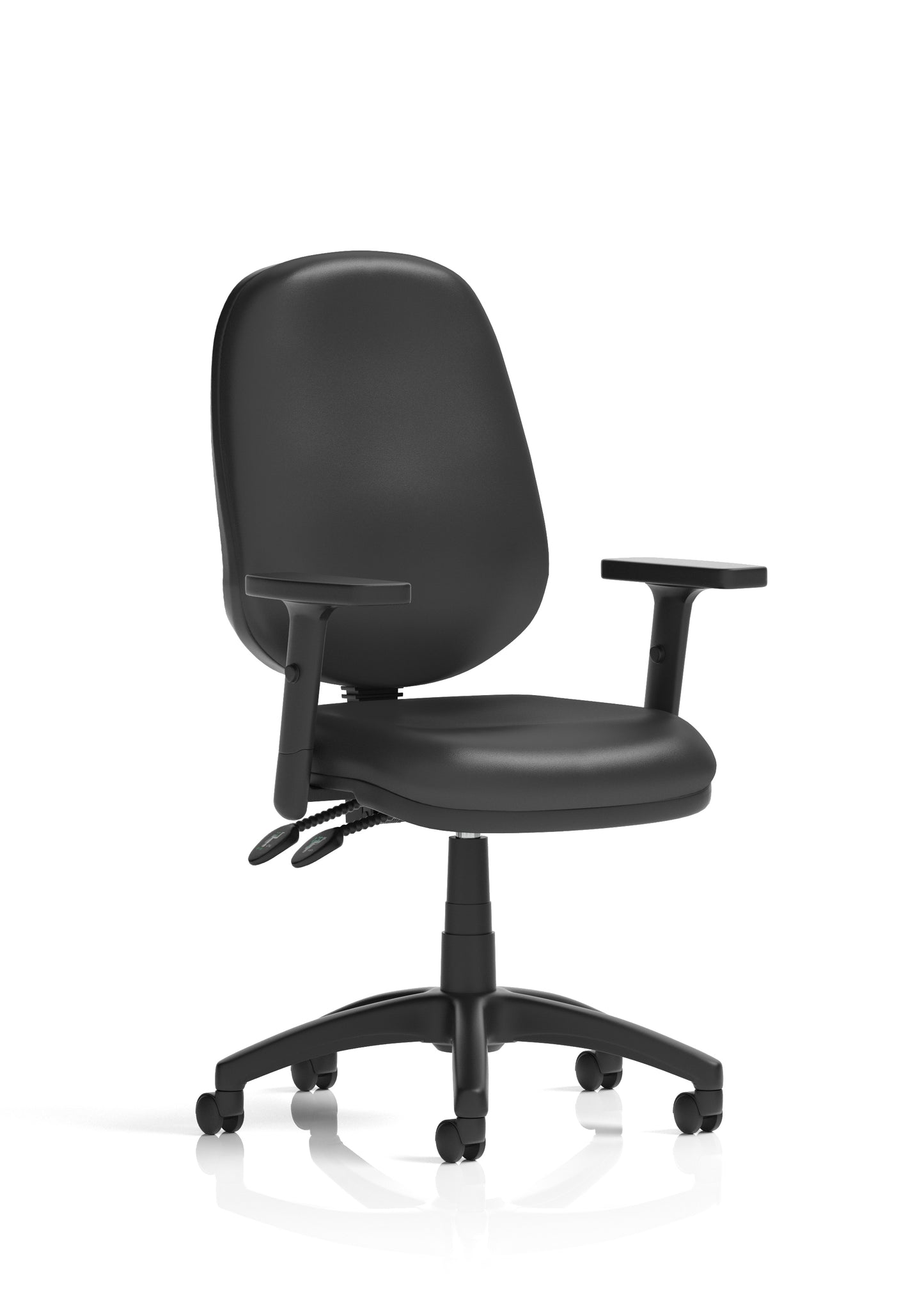 Eclipse Plus II Medium Back Task Operator Office Chair - Optional Arms - Multiple Seat Colour Options