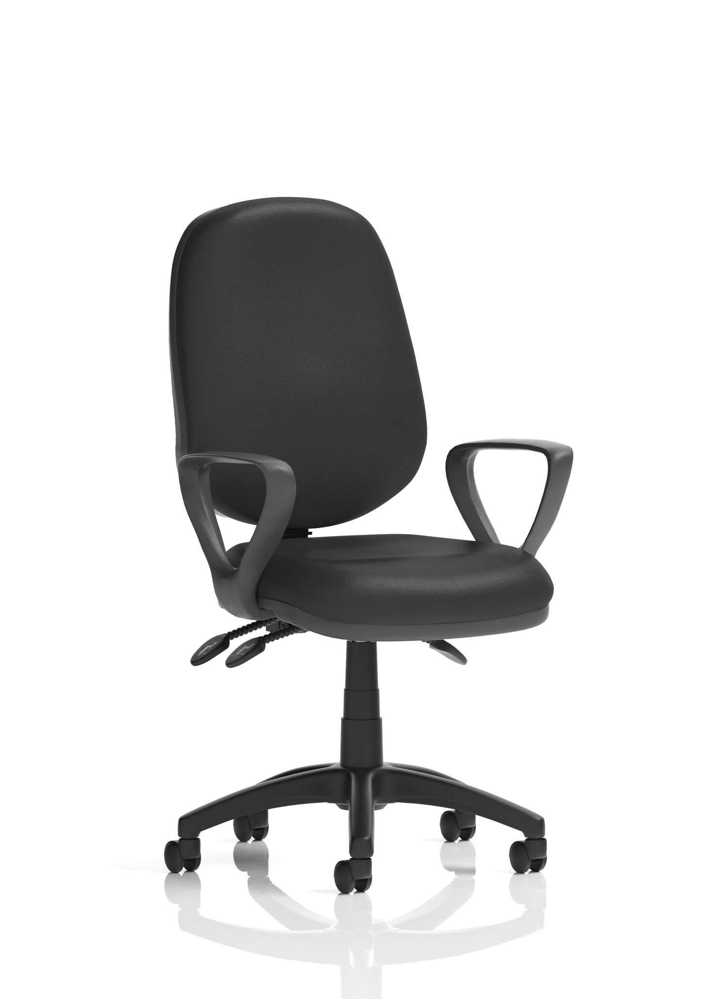 Eclipse Plus III Medium Back Fabric Task Operator Office Chair - Multiple Arm Options - Available in 20 Colour Choices