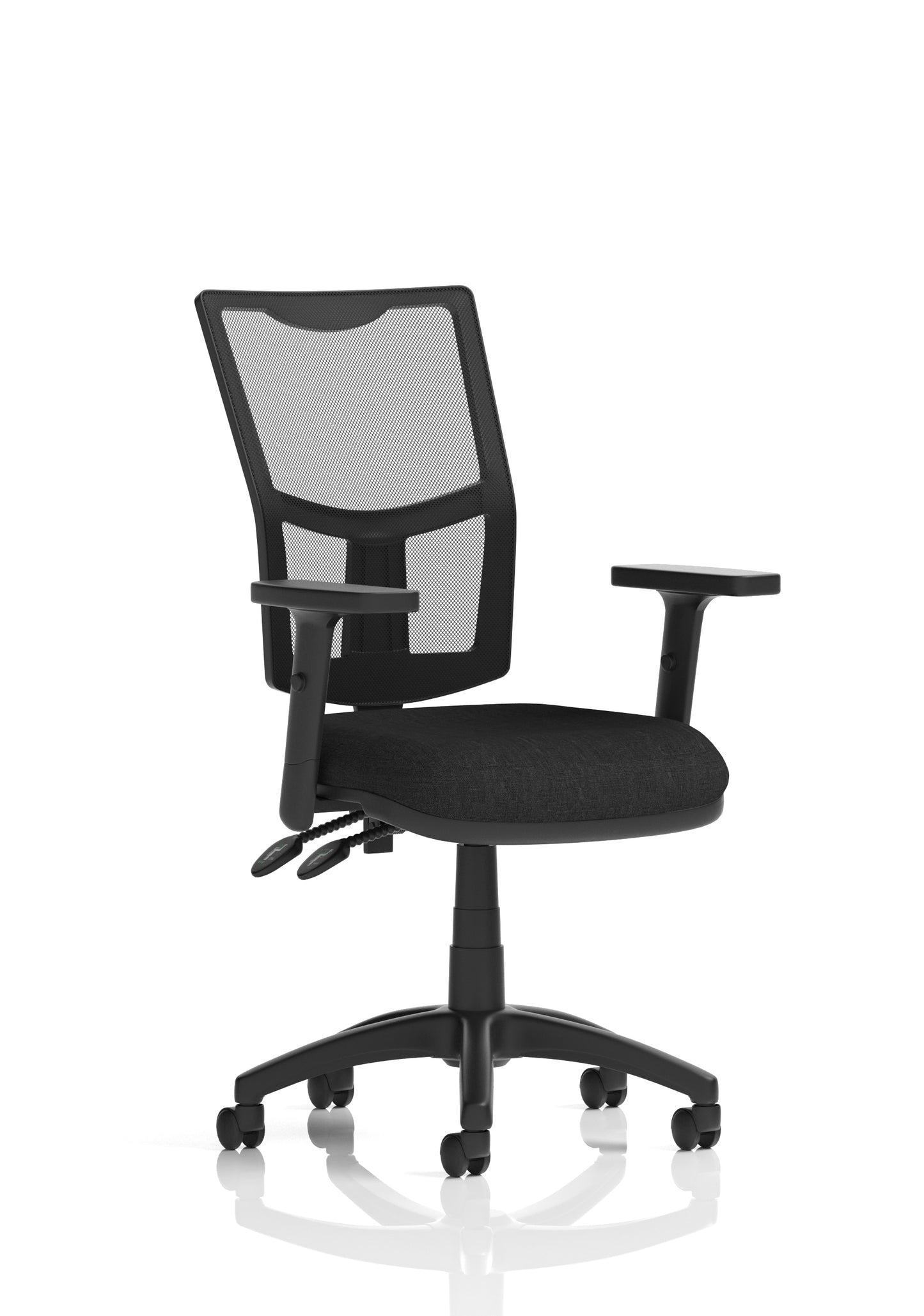 Eclipse Plus II Medium Mesh Back Task Operator Office Chair - Multiple Arm Options - Draughtsman Kit Option - Available in 20 Colour Choices
