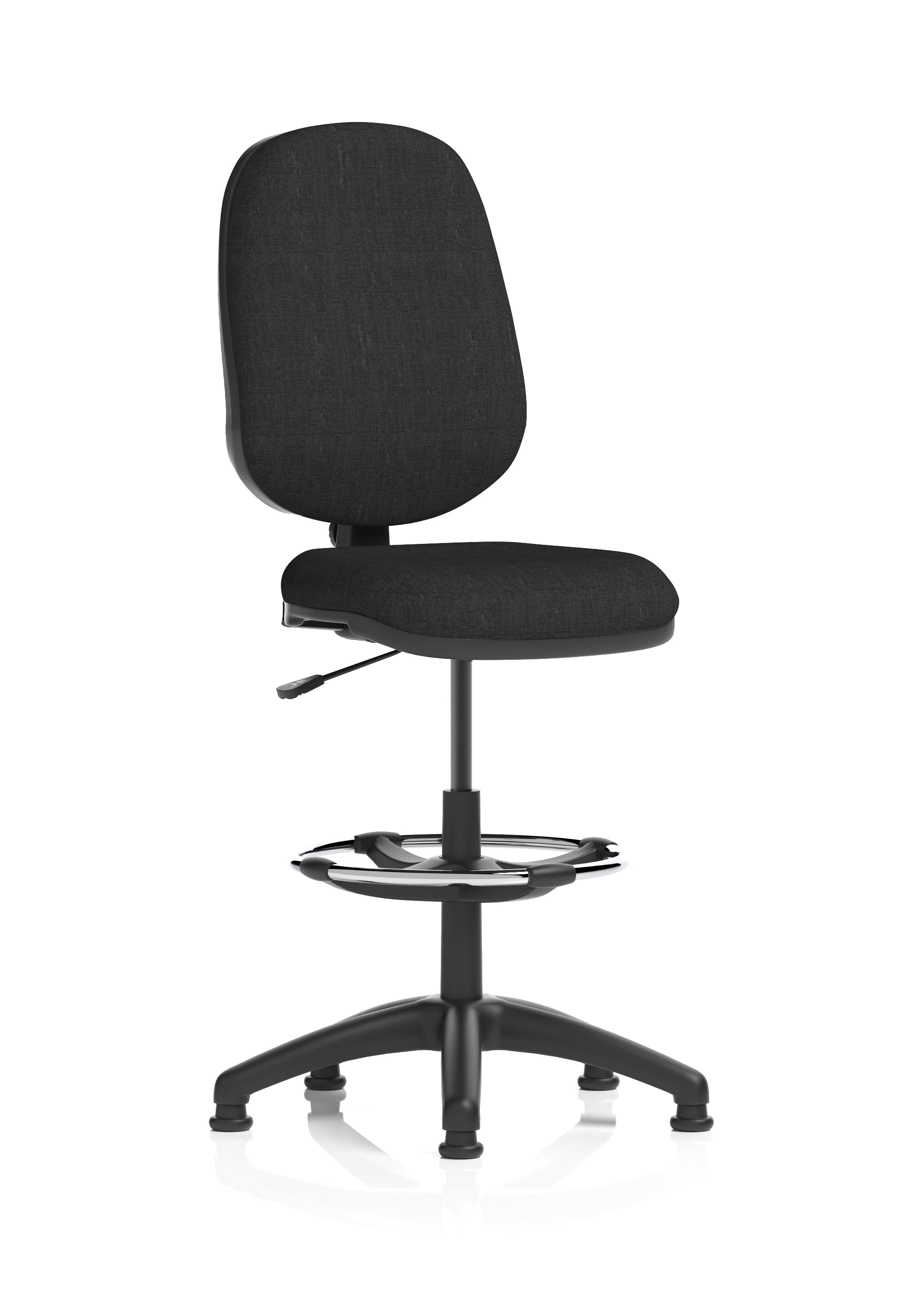 Eclipse Plus I Medium Back Fabric Task Operator with Hi Rise Draughtsman Office Chair UK
