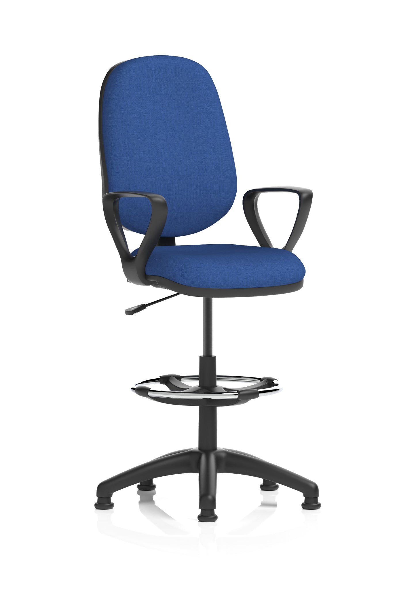 Eclipse Plus I Medium Back Fabric Task Operator with Hi Rise Draughtsman Office Chair