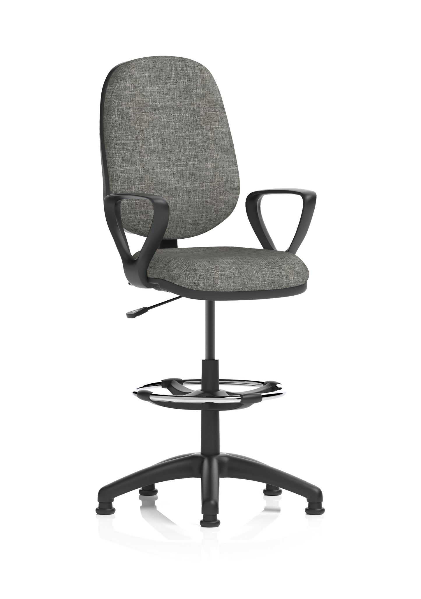 Eclipse Plus I Medium Back Fabric Task Operator with Hi Rise Draughtsman Office Chair
