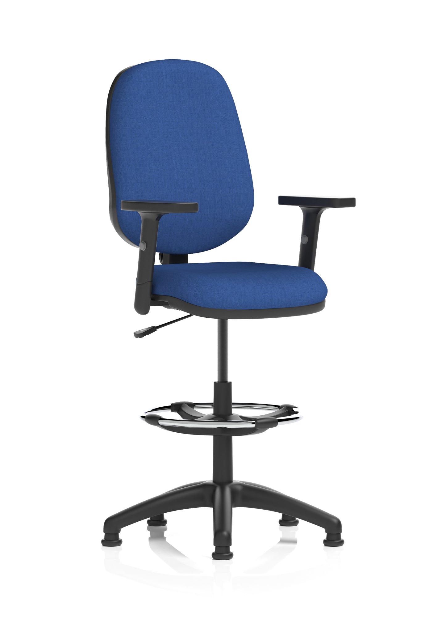 Eclipse Plus I Medium Back Fabric Task Operator with Hi Rise Draughtsman Office Chair