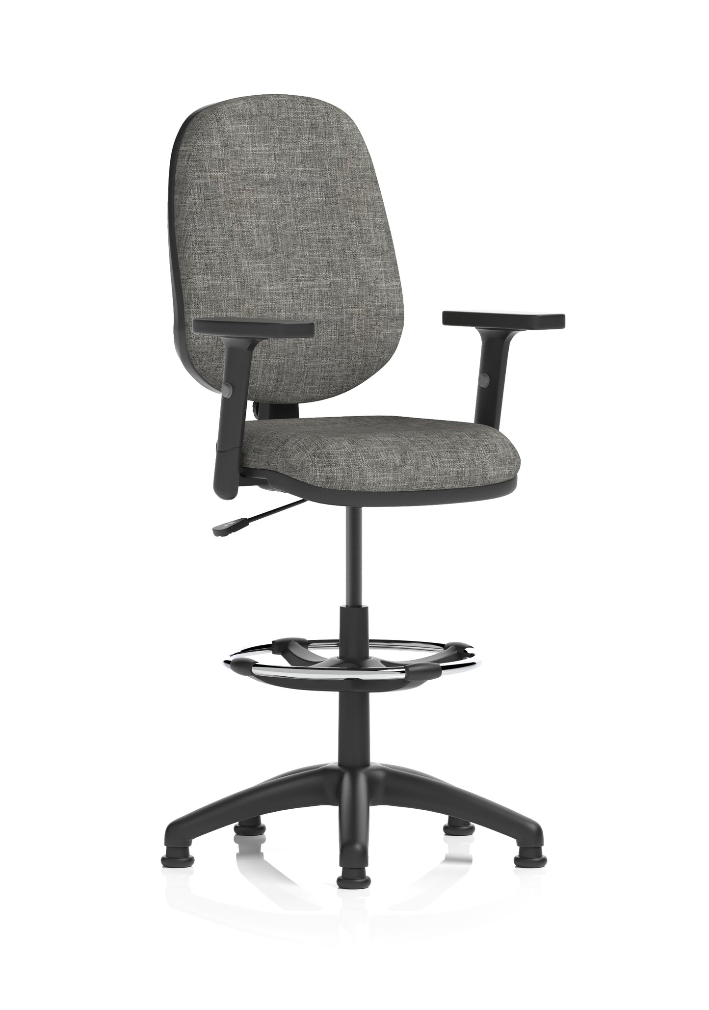 Eclipse Plus I Medium Back Fabric Task Operator with Hi Rise Draughtsman Office Chair