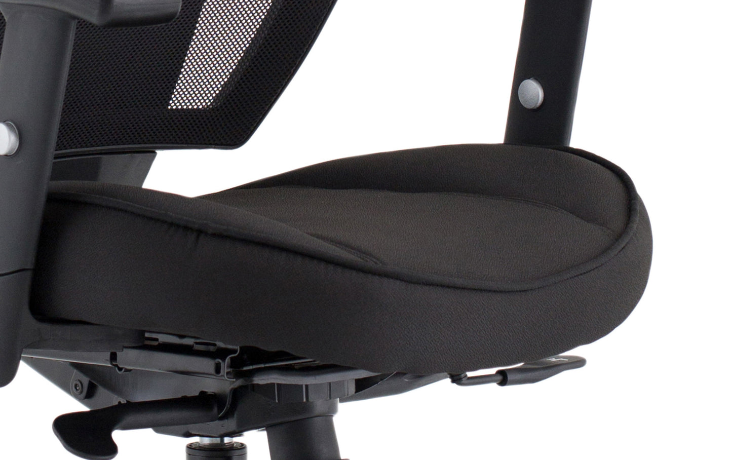 Denver High Mesh Back Black Task Operator Office Chair with Height Adjustable Arms - Optional Headrest
