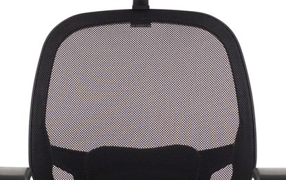 Denver High Mesh Back Black Task Operator Office Chair with Height Adjustable Arms - Optional Headrest