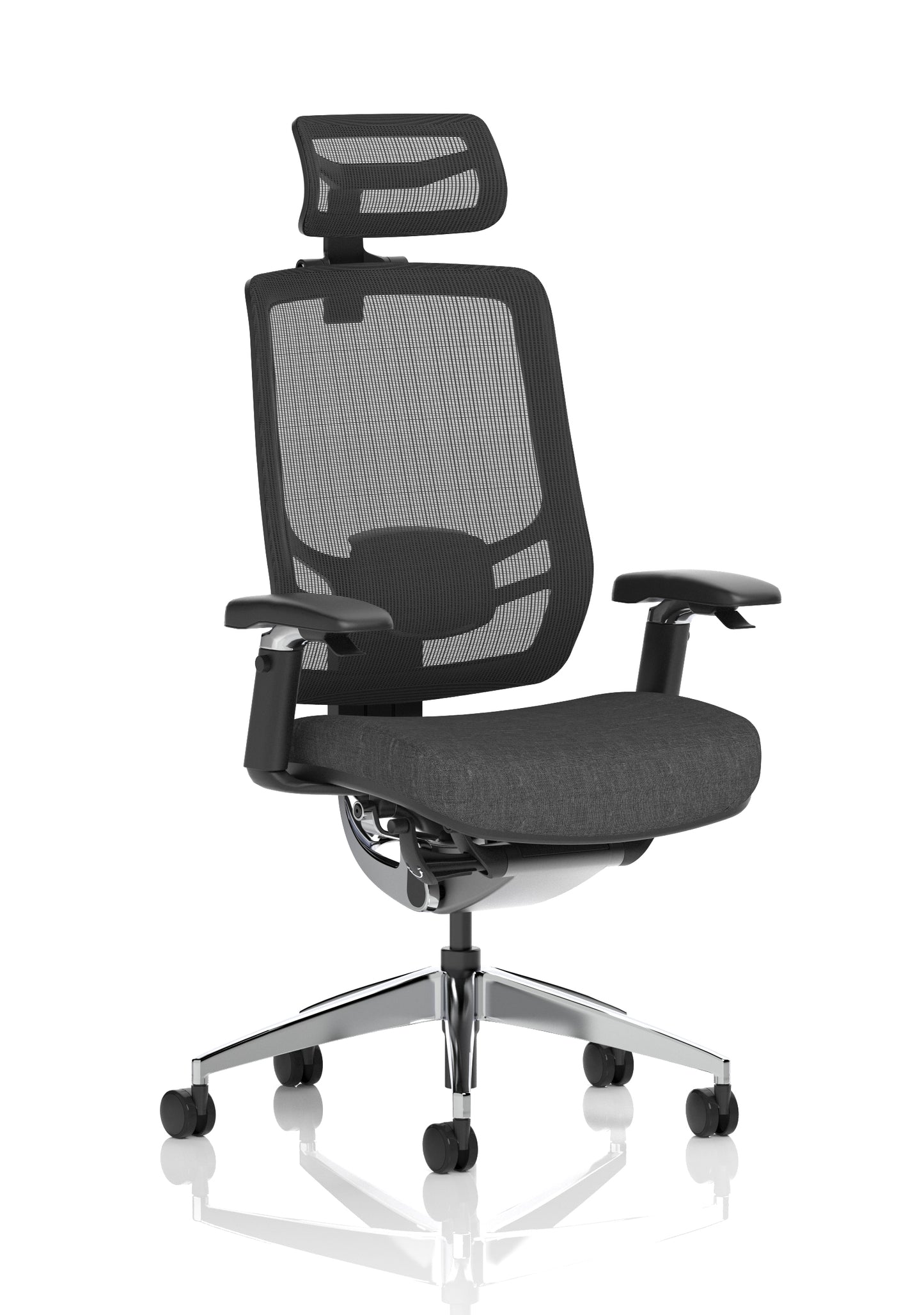 Ergo Click High Back Ergonomic Posture Office Chair with Height Adjustable Arms & Headrest - Available in 20 Colour Choices