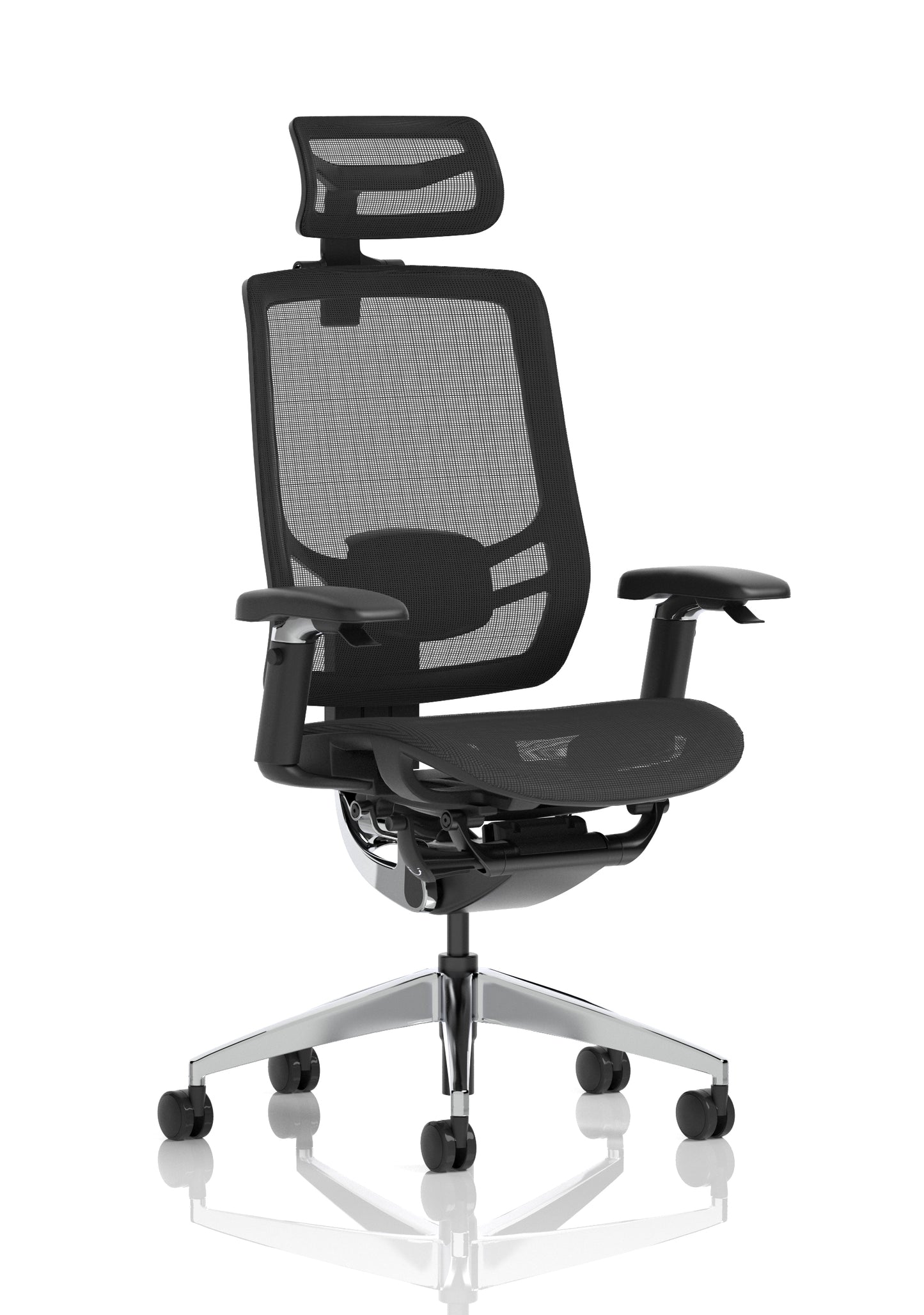 Ergo Click High Back Ergonomic Posture Office Chair with Height Adjustable Arms & Headrest - Available in 20 Colour Choices
