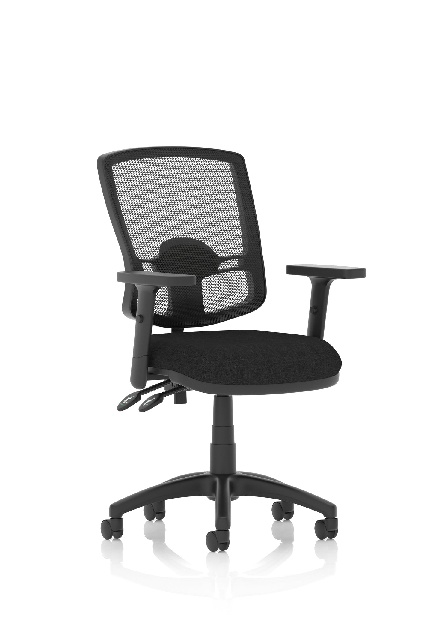 Eclipse Plus II Deluxe Mesh Back Task Operator Office Chair - Multiple Arm Options - Draughtsman Kit Option - Available in 20 Colour Choices