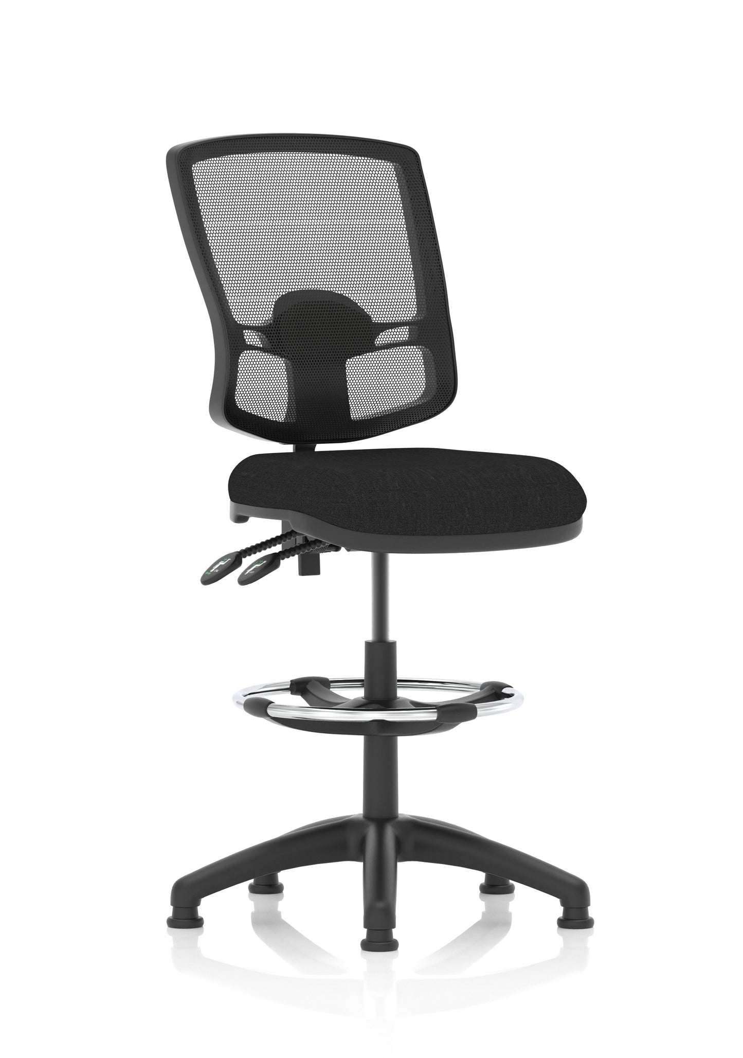 Eclipse Plus II Deluxe Mesh Back Task Operator Office Chair - Multiple Arm Options - Draughtsman Kit Option - Available in 20 Colour Choices
